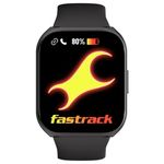 Fastrack Limitless FS1+ Smartwatch| 2.01" UltraVU Display|950 Nits Brightness|SingleSync BT Calling|Nitro Fast Charging|110+ Sports Modes|200+ Watchfaces|Upto 7 Day Battery, Pitch Black