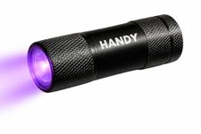 Handy UV Torch LED Flashlight – Portable Ultraviolet Light Stain Detector for Pet Urine, Bed Bugs, Mould & Counterfeit Money, Mini Blacklight Torch for Carpets, Rugs & Floors