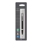 Parker IM Ballpoint Pen, Lacquer Black and Chrome Trim with Medium Point Black Ink Refill (1975554), ‎1 Count (Pack of 1)