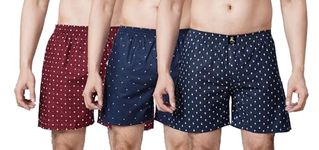 ARBB Cotton Blend Comfortable & Breathable Printed Regular Shorts/Boxer for Men, Pack of 3 (M.C-N.MI-N.AR-4XL)