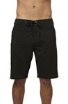 O'NEILL Mens Hyperfreak Solid Boardshorts Blue - black - 46