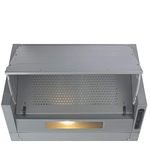 CDA 60cm Integrated Cooker Hood - Silver