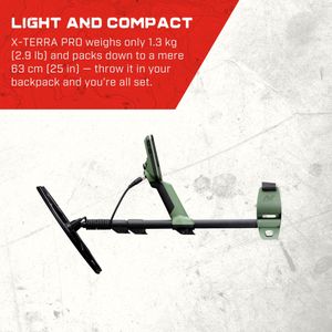 Minelab X-Terra Pro Metal Detector – Black
