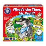 Orchard Toys What's the Time, Mr Wolf Game | Educational Game For Children Aged 5-9 | Two Ways To Play | Teaches Time Telling Skills | Includes Moveable Clockface | Learning Made Fun