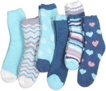 Horuru Fuzzy Socks for Women Fluffy Cozy Slipper Socks Fall Halloween Christmas Gifts Pumpkin Slippers