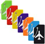 7 Pack Silicone Luggage Tag Baggage