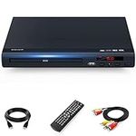 DVD Player for TV with HDMI: Multi Region DVD Player, Upscaling DVD PlayerPlays All Formats & Regions, USB Port, Multi-Formats DVDs Simple DVD Player for Home Bedroom Living Room