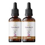 7 DAYS Stretch Marks Oil suitable for Stretch Marks | Scar Removal | Tan Removal | Uneven Skin Tone | Vitamin E | For All Skin Types 30ml (Pack of 2)