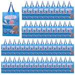 Heart Home Shopping Bag | Non-Woven Gift Bag | Baby Shower Bag | Reusable Grocery Bag | Christmas Gift Bags | Tote Bags with Handle | Boy-Print Hand Bag | Pack of 50 | Sky Blue