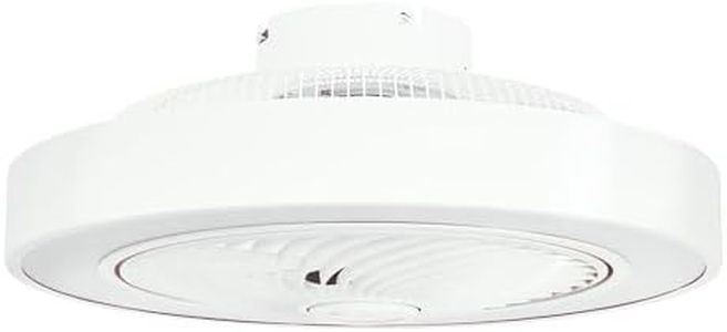 Jocca - Ventilador Techo Smart con Luz LED Regulable| Ventilador Inteligente Bluetooth, Silencioso, Mando a Distancia| Control por APP| Temporizador, 6 Velocidades| Función Verano e Invierno (Blanco)