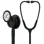 3M Littmann Classic III Monitoring Stethoscope, Black Edition Chestpiece, Black Tube, 27 inch, 5803