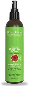DermOrganic flex hold sculpting spray 70% organic 8.5fl oz