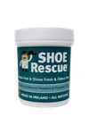 Shoe and foot powder 100g - Foot odour remover and eliminator - Developed by a registered podiatrist Shoe Rescue is a completely natural deodorant remedy to eliminate smelly shoes and feet - Contains beautiful essential oils Tea Tree Lavender and Peppermint - Also helps Athletes foot and keep feet fresh