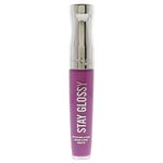 Rimmel London Stay Glossy Lip Gloss - 155 Purple Parlour for Women 0.18 oz Lip Gloss