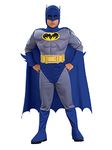 Rubie's Costume Co Deluxe Batman Muscle Chest Child's Costume, Medium, Blue/Grey