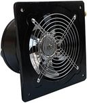 ECUTEE Exhaust Fan Kitchen Ventilator 10 Inch Ø 250mm Wall Fan Bathroom Fan Ventilation Fan for Kitchen Toilet Bathroom Loft Windo Garage Warehouse