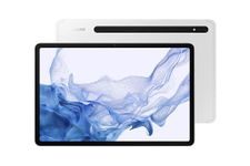 Samsung Galaxy Tab S8 27.94 cm (11 inch) Display, RAM 8 GB, ROM 128 GB Expandable, S Pen in-Box, Wi-Fi+5G Tablet, Silver