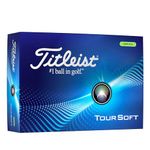 Titleist Tour Soft Golf Ball, Pack of 12, Green, PRIOR GENERATION