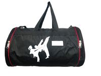 Be Win Wkf Logo & Karate Logo Printed Martial Arts Karate Polyester Gym Bag, Equipment's Bag, Sports Accessories Bag, Kit Bag It Can Afford A Karate Kit (32X56, Black)