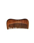 Reset 100% Natural Handmade Sandalwood Comb | Soft Wide Tooth Wooden Comb for Wet and Dry Hair | Eco-Friendly Anti-Static Bamboo Massage Comb | Wooden Hair Detangler for Men and Women