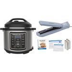 Drew&Cole Electric Pressure King Pro 14-in-1 Digital Pressure Cooker, 4.8L Capacity, Improved Design, Enhanced Non-Stick Coating, Oven & Dishwasher Safe, Great for Easy Family Meals, Charcoal Grey