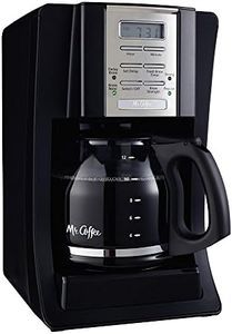 Mr. Coffee BVMC-SJX33GT 12-Cup Programmable Coffeemaker, Chrome