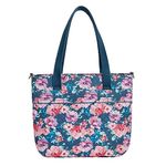 Travelon Anti-Theft Boho Tote, Blossom Floral, 16 x 12 x 5, Travelon Anti-theft Boho Tote