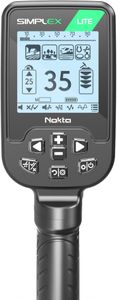 Nokta Simplex Lite Metal Detector – 9.5" Waterproof DD Coil, Underwater & Beach Modes