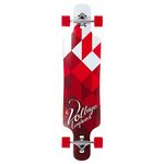 Unbekannt Voltage White Drop Through Complete Longboard – 39 inch