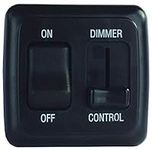 JR Products 12275 Black Dimmer On/O