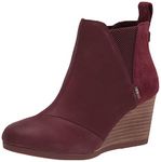 TOMS - Womens Majorca Block Sandals, Burgundy, 8.5