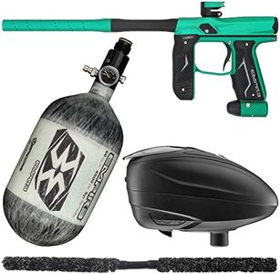 Action Village Empire Axe 2.0 Contender Paintball Gun Package Kit (Dust Spearmint/Dust Black, Tank Size: 68/4500)