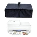 GLUK Premium Nylon Fabric Printer Dust Cover Case Compatible with HP DeskJet 2710e/2720e/4120e All in One Colour Printer / HP ENVY Pro 6420/6430 All in One Printer, Black