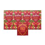 Pukka Herbs | Wild Apple and Cinnamon Organic Herbal Tea Box | Infusion With Ginger, Orange and Cardamom | Perfect For Bright Energy | Caffeine Free | 4 Packs | 80 Plant Based Biodegradable Tea Bags