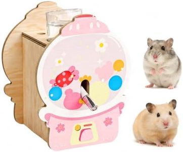 Hamster Water Bottle for Glass Tank, No Drip Small Animal Dispenser