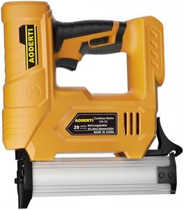 Cordless Nail Gun for DEWALT 20V MAX Battery, 18GA 5/8 to 1-1/4 Inch, 2 in 1 Brad Nailers, Brushless Motor, 2 Mode, Lightweight and Ergonomic for Home Improvement, DIY and Wood Workpieces (Tool Only)