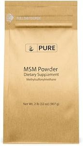 Methylsulfonylmethane MSM Powder (2 lbs), Always Pure, Natural Sulfur Dietary Supplement