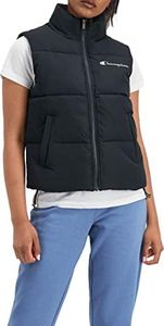 Champion Women's Rochester Puffer Vest, Black, Small CTN8N