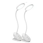 2 Pack Miady Clip on Lamp,Battery P