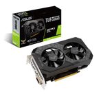 ASUS TUF Gaming GeForce GTX 1650 4 GB GDDR6 RAM Non LHR Graphic Card 128 Bit 896 CUDA Cores Dual Fan 3 Years Warranty 4K PC Computer Gaming Video Editing Mining (TUF-GTX1650-4GD6-P-GAMING) pci_e