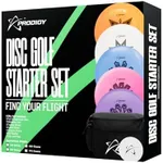 Prodigy Disc 5 Disc Golf Set + Bag | All-in-One Set for Disc Golf Beginner | Disc Golf Starter Set with 2 Drivers, 1 Fairway, 1 Midrange, 1 Putter | Free Mini Marker Included | Disc Golf Accessories
