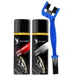 BLACKBIRD Bike Care Kit, 1 Pcs Each - Chain Lube 220ml, Chain Cleaner 220ml and 1 Pc Chain Cleaning Brush