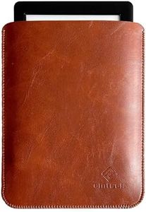 CM Tech Kindle Leather Case Lightweight Ultra-Thin Protective Kindle Paperwhite Sleeve Kindle Oasis Premium PU Leather Cover 6th to 11th Generation Kobo PU Leather Case (Brown 6.8")