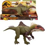 Mattel Jurassic World: Chaos Theory Netflix - Battle Roarin’ Becklespinax Dinosaur Action Figure Toy, Rampage Head Strike, Chomp, Roars & Snarls, Extending Tail Spikes, Ages 4 Years & Up, HXF52