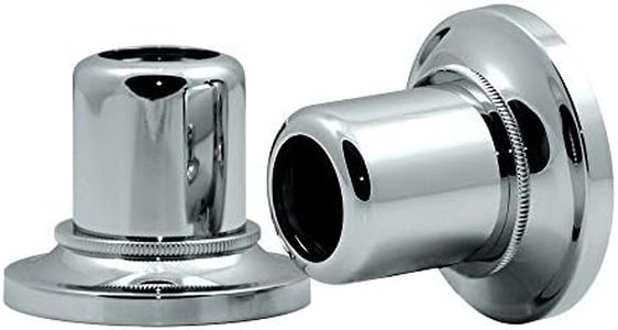 Gatco 836 Tiara Wall Flange Pair, Chrome