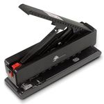 Levenger Circa Leverage Discbound Hole Punch, Heavy-Duty Large Paper Puncher for Disc Notebooks, Binders, Journals, Business Home Office Supplies