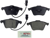 BOSCH BE1111 Blue Semi-Metallic Disc Brake Pad Set - Compatible With Select Audi A4, A4 Quattro, A6, A6 Quattro, S4, TT Quattro; FRONT