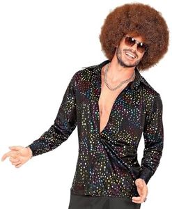 W WIDMANN MILANO Party Fashion - Costume années 70 Disco Style, chemise, Disco Fever, Carnaval, Fête à thème