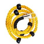 Azuka® Climbing Rope for Kids: 10Ft Length, 1.5Inch Thickness | Vibrant Yellow & Durable Polypropylene