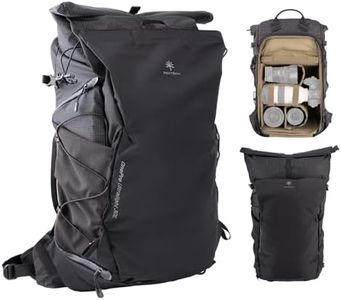 PGYTECH OnePro Ultralight Camera Backpack, Expandable Camera Bag 30L for Photographers, Outdoor Travel Bag with Dividers and 16" Laptop Sleeve, Compatible with DSLR/Drones/Mirrorless (Space Black)